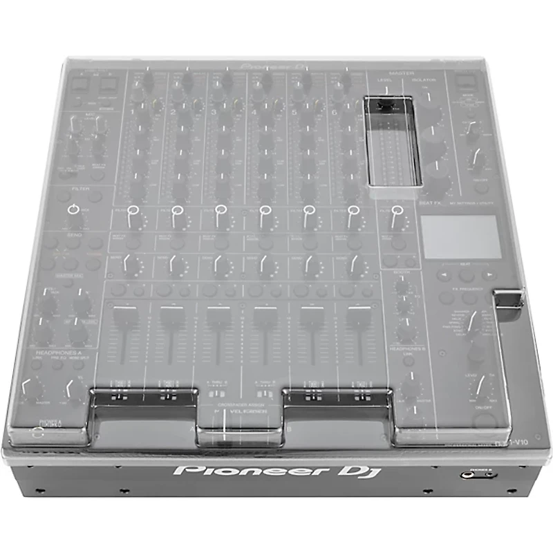 Pioneer DJ DJM-V10 Mixer with Decksaver Cover