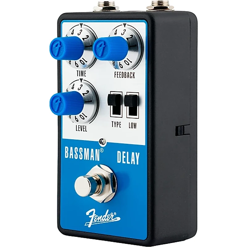 Fender Bassman Delay Effects Pedal Aluminum Blue