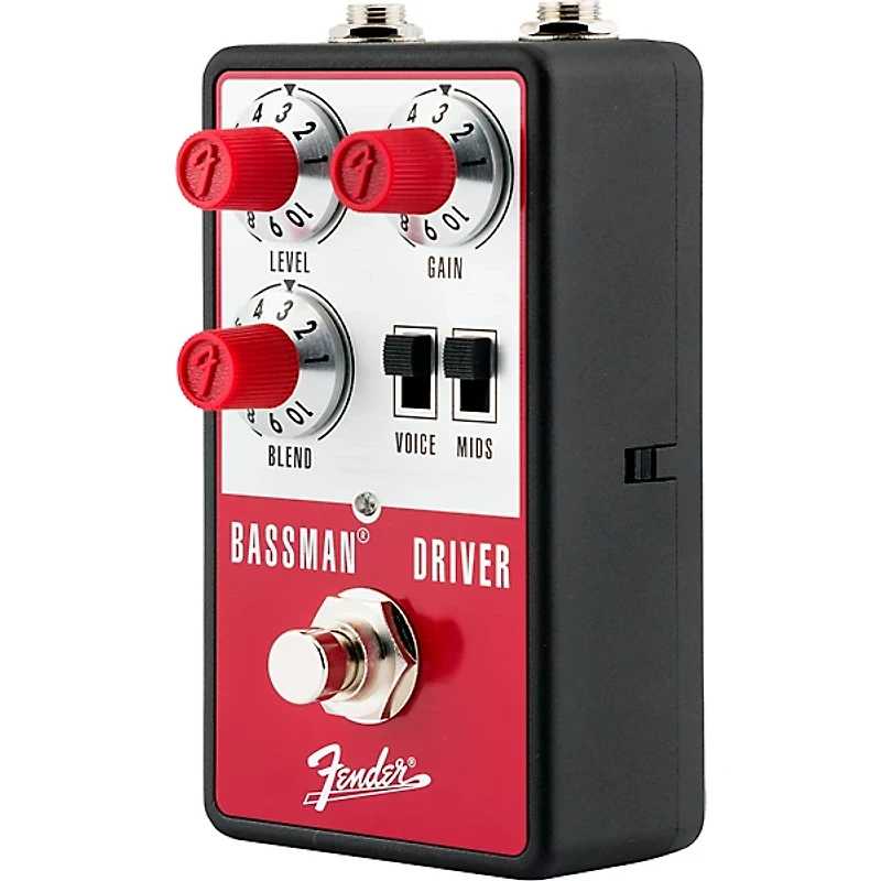 Fender Bassman Driver Effects Pedal Aluminum Red