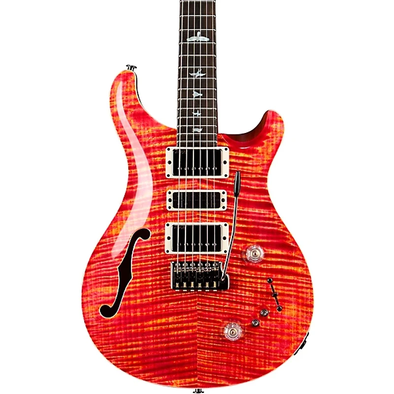 PRS Private Stock Special Semi-Hollow Electric Guitar Raspberry Lemon Stripe