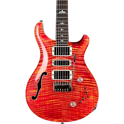 PRS Private Stock Special Semi-Hollow Electric Guitar Raspberry Lemon Stripe