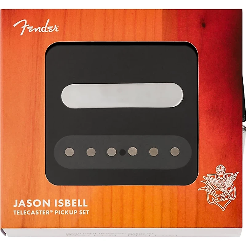 Fender Jason Isbell Telecaster Pickup Set Black/Chrome