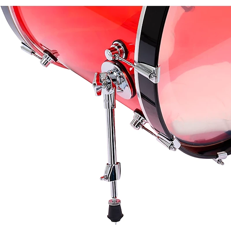 DW Design Series Acrylic 4-Piece Shell Pack Ruby Glass