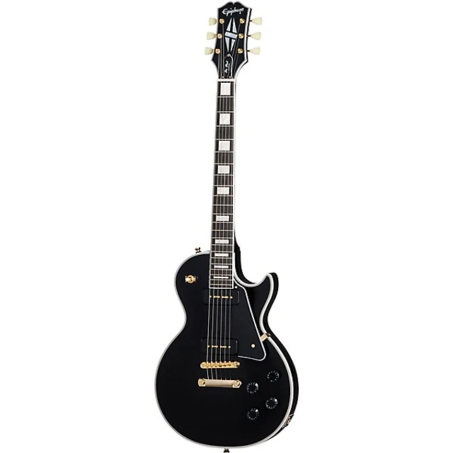 Epiphone Les Paul Custom P-90 Electric Guitar - Ebony