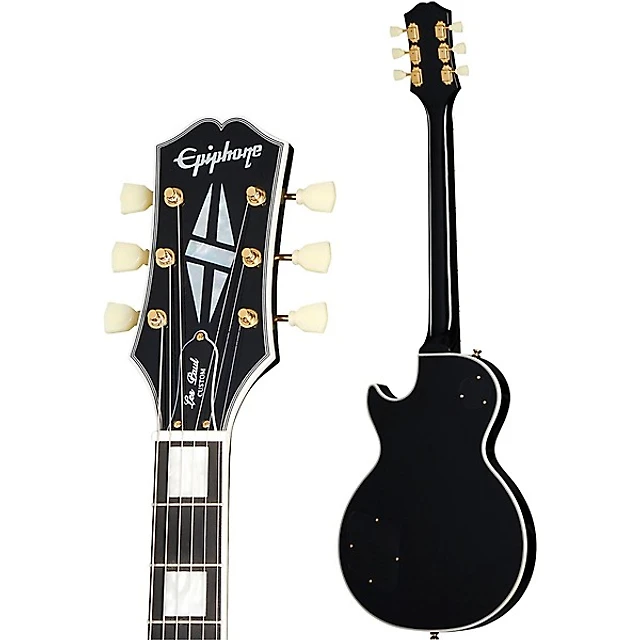 Epiphone Les Paul Custom P-90 Electric Guitar - Ebony