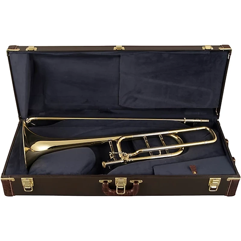 Bach 50BO Stradivarius Series Professional Open Wrap Single Rotor Bass Trombone Lacquer Yellow Brass Bell