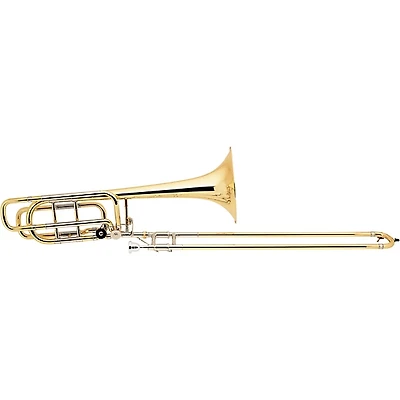 Bach 50B3O Stradivarius Series Professional Open Wrap Double Rotor Bass Trombone Lacquer Yellow Brass Bell
