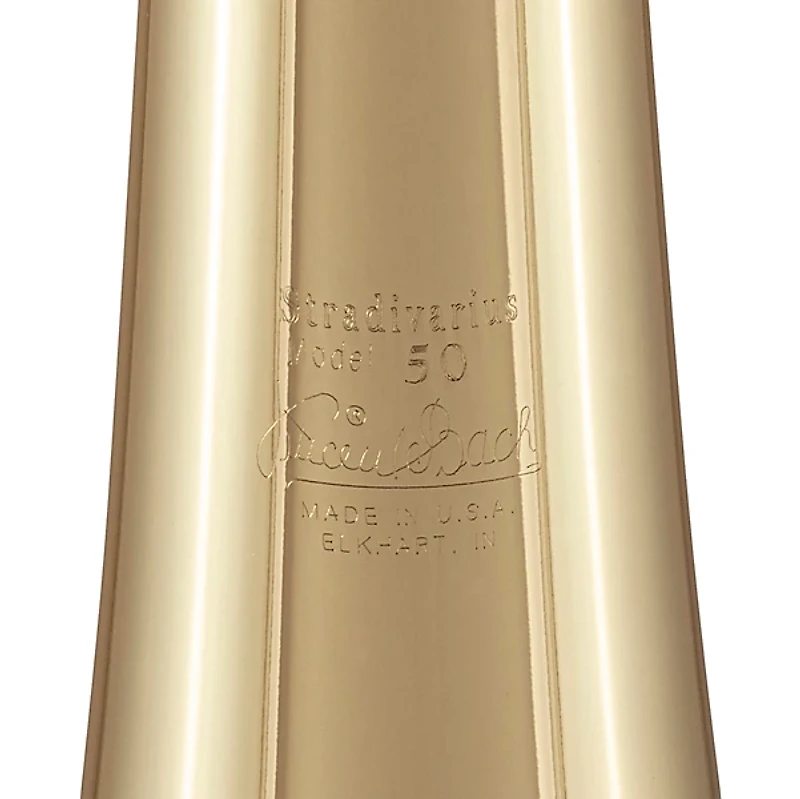 Bach 50B3 Stradivarius Series Professional Standard Wrap Double Rotor Bass Trombone Lacquer Yellow Brass Bell