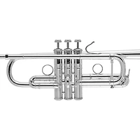 Bach C180SL Stradivarius 229 Bell Philadelphia Series Professional C Trumpet Silver plated