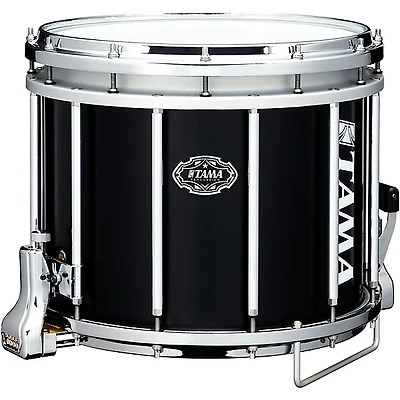 Tama Marching Fieldstar Marching Snare Drum, Satin Black 14 x 12 in.