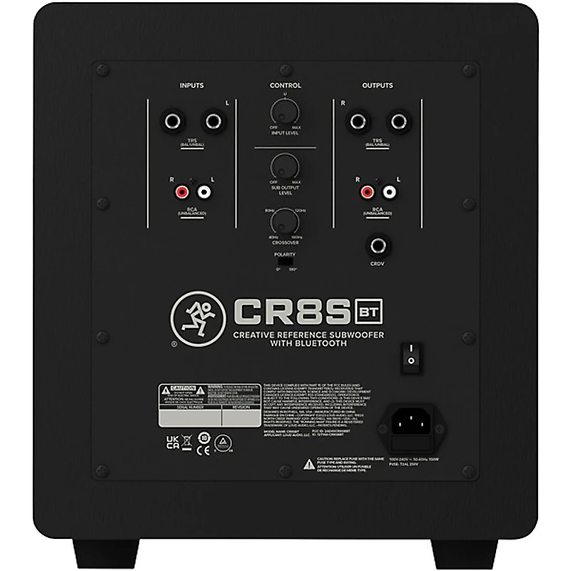 Mackie CR8SBT 8" Powered Subwoofer With Bluetooth
