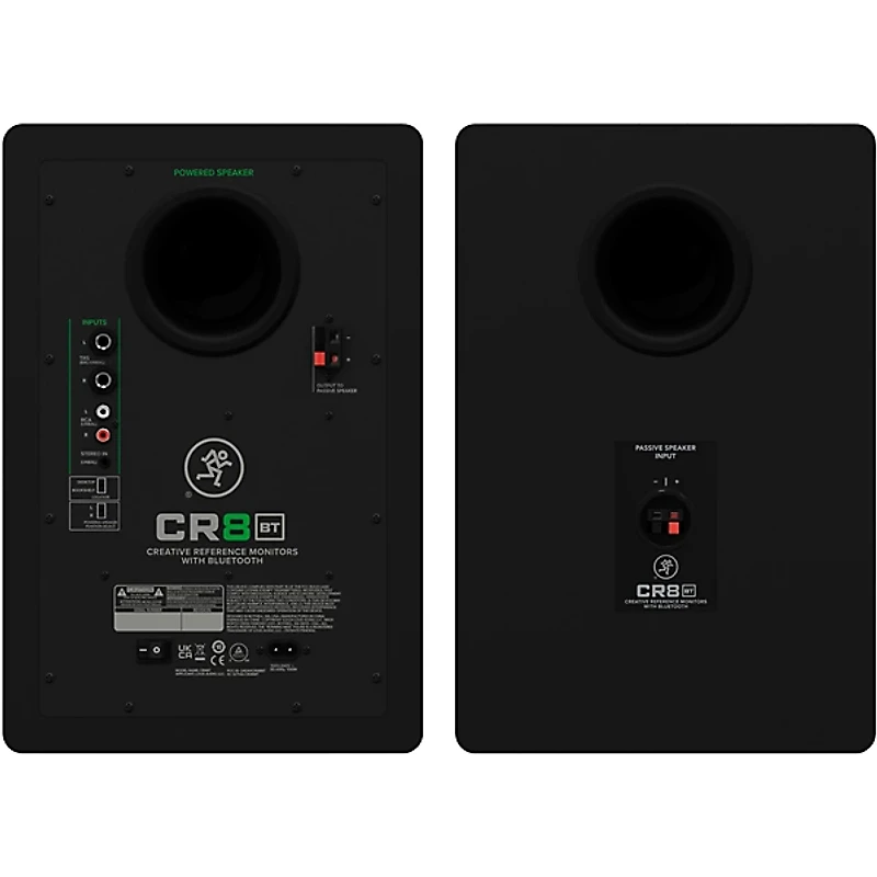 Mackie CR8BT 8" Powered Studio Monitors With Tone Control and Bluetooth (Pair)