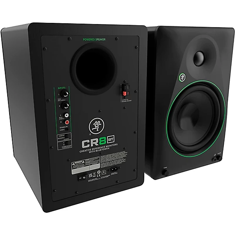 Mackie CR8BT 8" Powered Studio Monitors With Tone Control and Bluetooth (Pair)