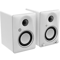 Mackie CR3.5BT-LTD-WHT 3.5" Limited-Edition White Powered Studio Monitors With Tone Control and Bluetooth (Pair)