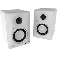 Mackie CR3.5BT-LTD-WHT 3.5" Limited-Edition White Powered Studio Monitors With Tone Control and Bluetooth (Pair)