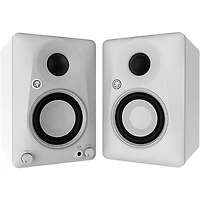 Mackie CR3.5BT-LTD-WHT 3.5" Limited-Edition White Powered Studio Monitors With Tone Control and Bluetooth (Pair)