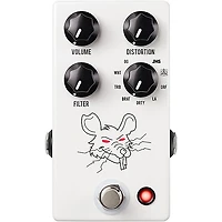 JHS PackRat Distortion/Fuzz Effects Pedal White