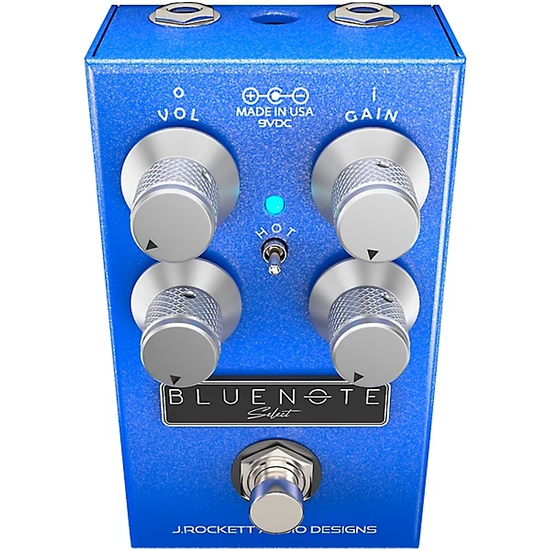 J. Rockett Audio Designs Blue Note Select Overdrive Effects Pedal Blue