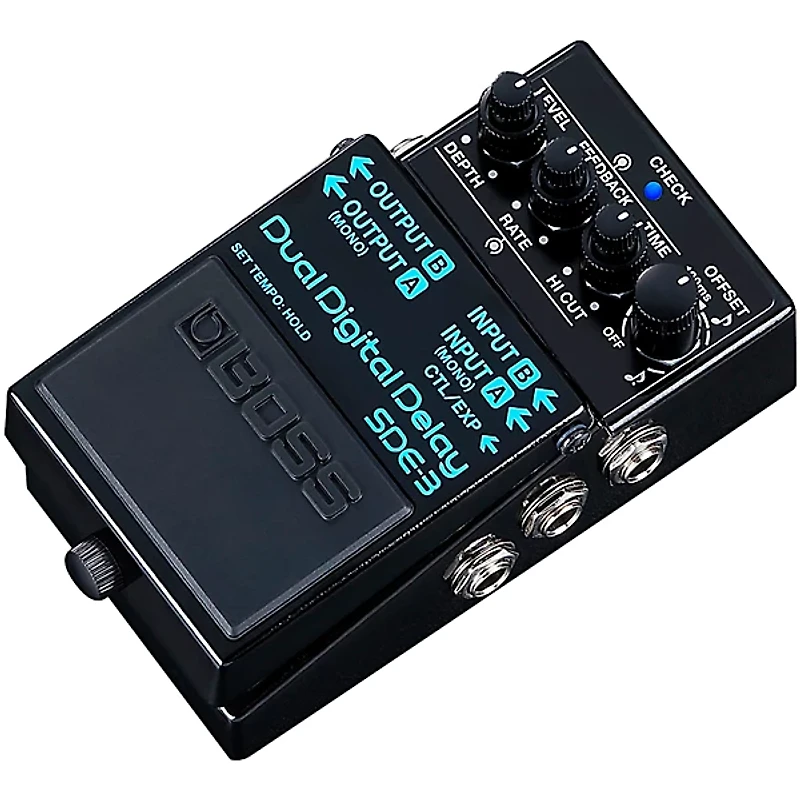 BOSS SDE-3 Dual Digital Delay Effects Pedal Black