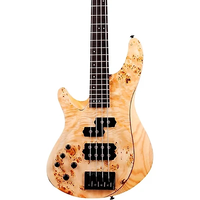 Schecter Guitar Research Reaper-4 Left-Handed Electric Bass Guitar Natural Satin