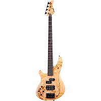 Schecter Guitar Research Reaper-4 Left-Handed Electric Bass Guitar Natural Satin