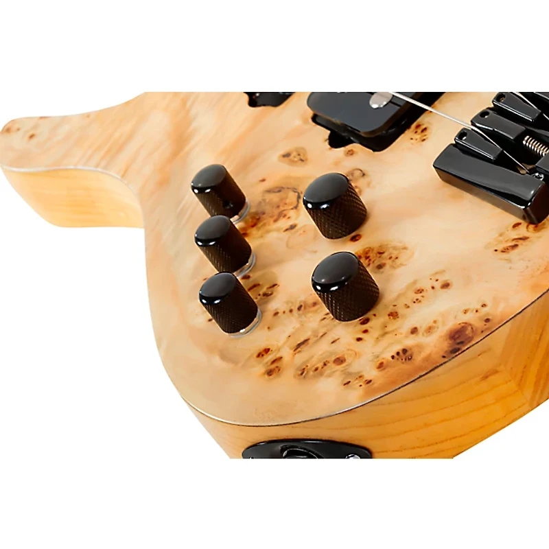 Schecter Guitar Research Reaper-4 Left-Handed Electric Bass Guitar Natural Satin