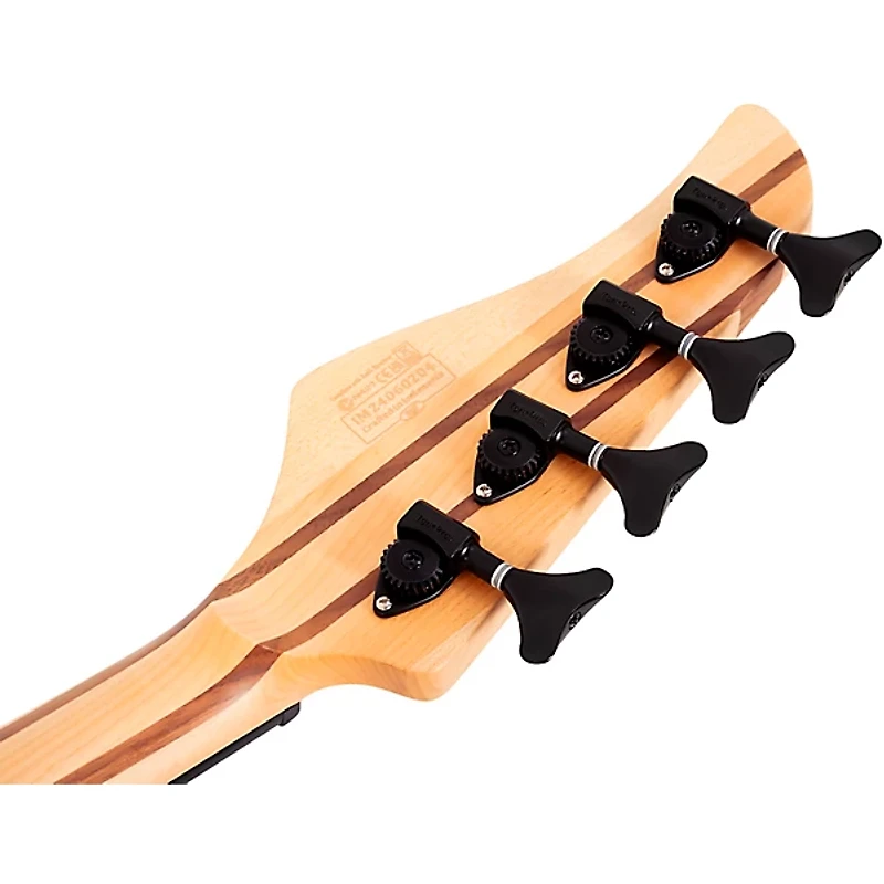 Schecter Guitar Research Reaper-4 Left-Handed Electric Bass Guitar Natural Satin