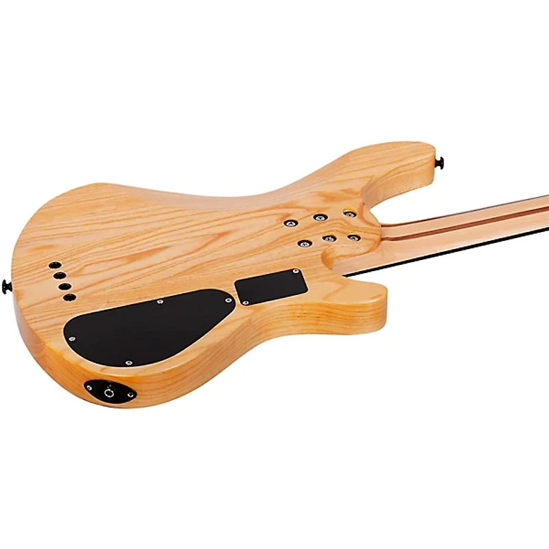 Schecter Guitar Research Reaper-4 Left-Handed Electric Bass Guitar Natural Satin