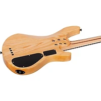 Schecter Guitar Research Reaper-4 Left-Handed Electric Bass Guitar Natural Satin