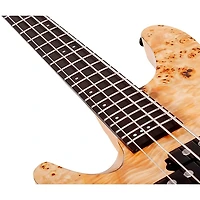 Schecter Guitar Research Reaper-4 Left-Handed Electric Bass Guitar Natural Satin