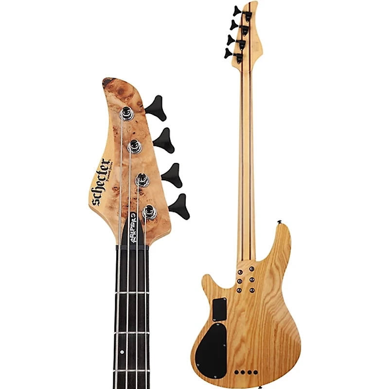 Schecter Guitar Research Reaper-4 Electric Bass Natural Satin