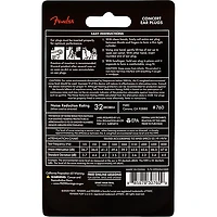 Fender Concert Ear Plugs 10-Pairs Daphne Blue
