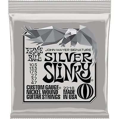 Ernie Ball John Mayer Silver Slinky Nickel Wound Electric Guitar Strings 10.5 - 47