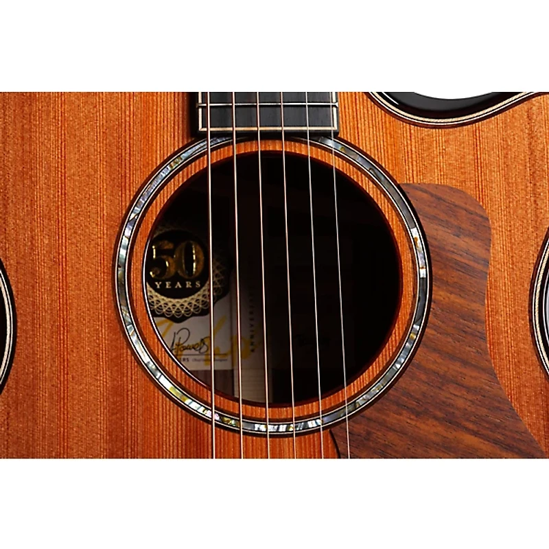 Taylor 812ce Builder's Edition 50th Anniversary Limited-Edition Grand Concert Acoustic-Electric Guitar Kona Edgeburst