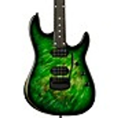 Ernie Ball Music Man Cutlass HH Trem 6-String Jason Richardson Burl Top Electric Guitar - Kokiri Forest