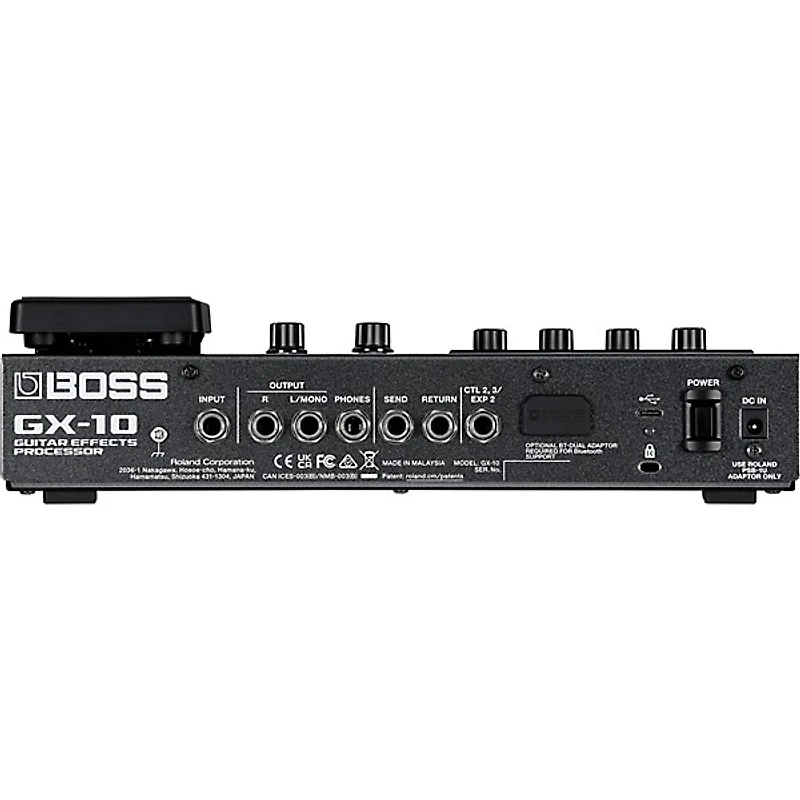 BOSS GX-10 Guitar Effects Processor - Black