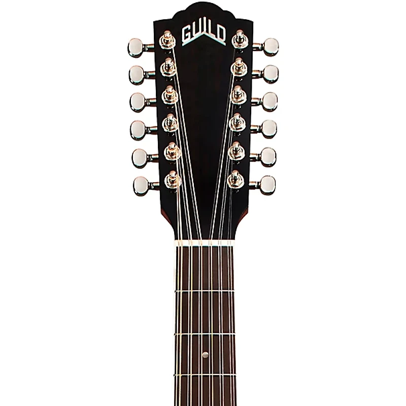 Guild F-2512E Deluxe Rosewood Westerly Collection Jumbo 12-String Acoustic-Electric Guitar Natural