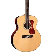 Guild F-2512E Deluxe Rosewood Westerly Collection Jumbo 12-String Acoustic-Electric Guitar Natural