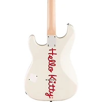 Squier x Hello Kitty Stratocaster Electric Guitar - White
