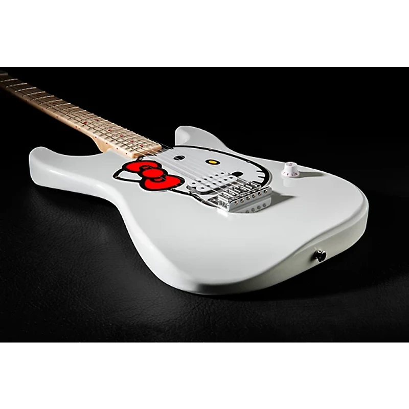 Squier x Hello Kitty Stratocaster Electric Guitar - White