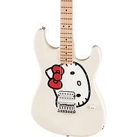 Squier x Hello Kitty Stratocaster Electric Guitar - White