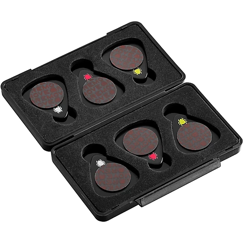 TIK PIK Celluloid Variety Guitar Picks with Case 6 Pack