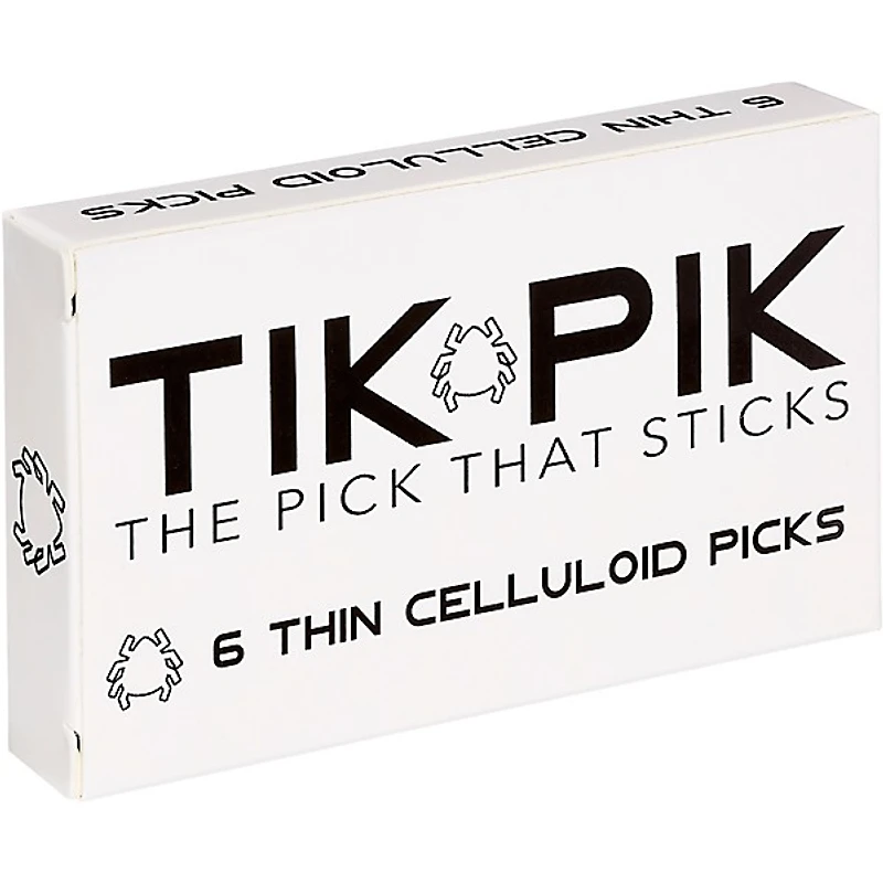 TIK PIK Celluloid Guitar Picks with Case