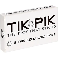 TIK PIK Celluloid Guitar Picks with Case