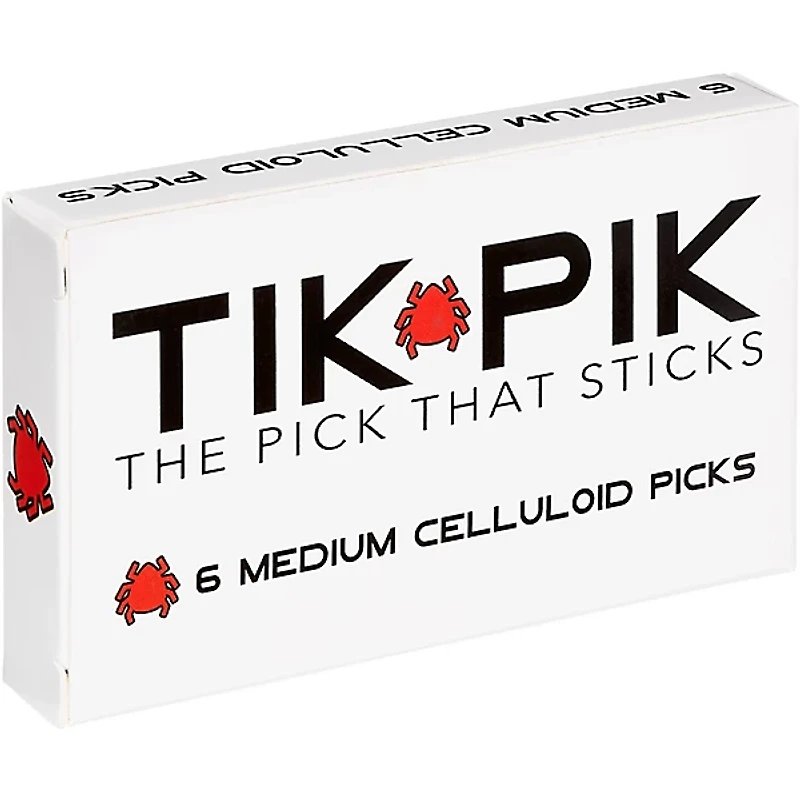 TIK PIK Celluloid Guitar Picks with Case