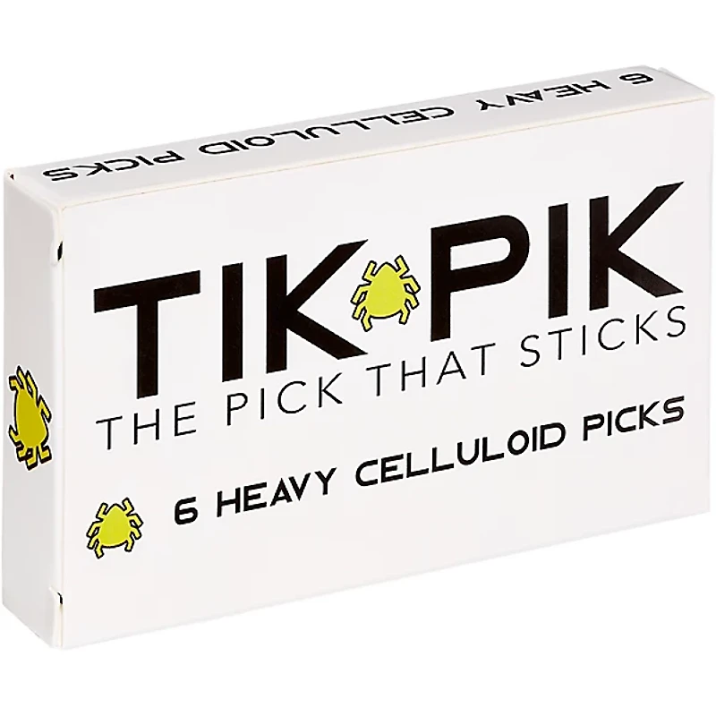 TIK PIK Celluloid Guitar Picks with Case