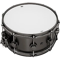 DW Collector's Series Satin Black Over Brass Snare Drum With Black Nickel Hardware