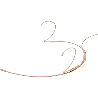 Point Source Audio SERIES9 Omnidirectional (IP 57 waterproof) Headset Microphone with ENDURE? TA4F connector hardwired for Shure. Color: Beige. Beige