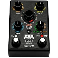 Line 6 POD Express Black Guitar Effects Pedal