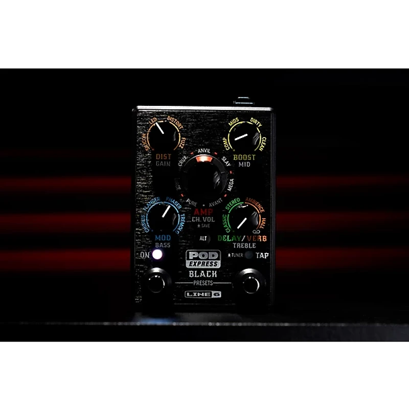 Line 6 POD Express Black Guitar Effects Pedal